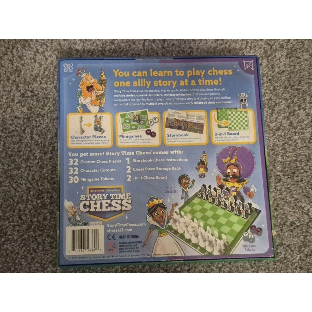 Story Time Chess Educational Game Learn Chess Replacement Parys NOT COMPLETE